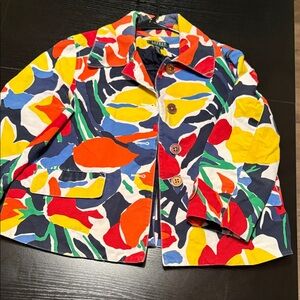 Ralph Lauren Multicolor Abstract Jacket